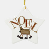 Rendier Noel Keepsake Ornament (Achterkant)