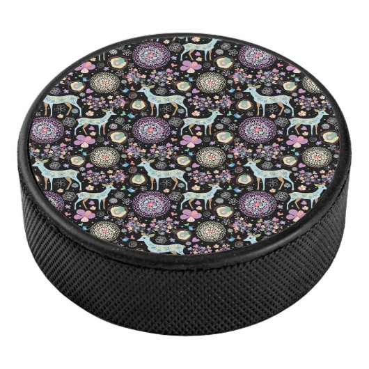 Rendier Paterna Kerstmis Hockey Puck (3/4)