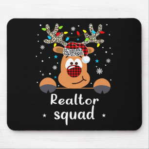 Rendier Realtor Squad Kerst School Matching Muismat