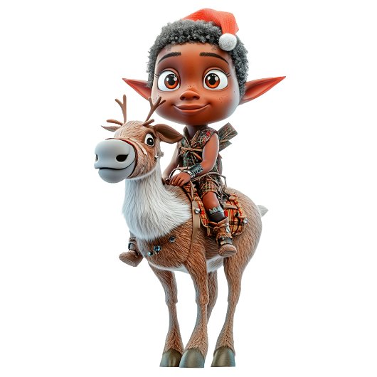 Rendier Rider Kerst Elf Vrouwen T-shirt