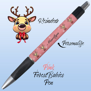 Rendier Schattige Grappig Xmas Deer w / Antlers Ro Pen