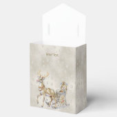 Rendier Sleigh Holiday Gift Box Bedankdoosjes (Geopend)