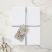 Rendier Sleigh Holiday Gift Label Cadeaulabel (Met Touw)