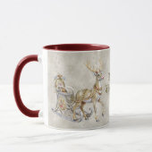Rendier Sleigh Holiday Mok (Links)
