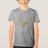 Rendier Sleigh Holiday T-Shirt (Voorkant)