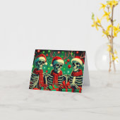 Rendier Spelletjes Kaart (Gele Bloem)