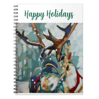 Rendier Spiraal Notebook Notitieboek