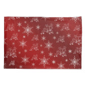 rendier, ster, sterren, sneeuwvlok, kerst kussensloop (Achterkant)