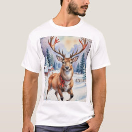 Rendier Wonderland: Vakantie Gelukzaligheid T-shirt