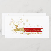 Rendierbanner Kerstmis ID855 (Voorkant / Achterkant)