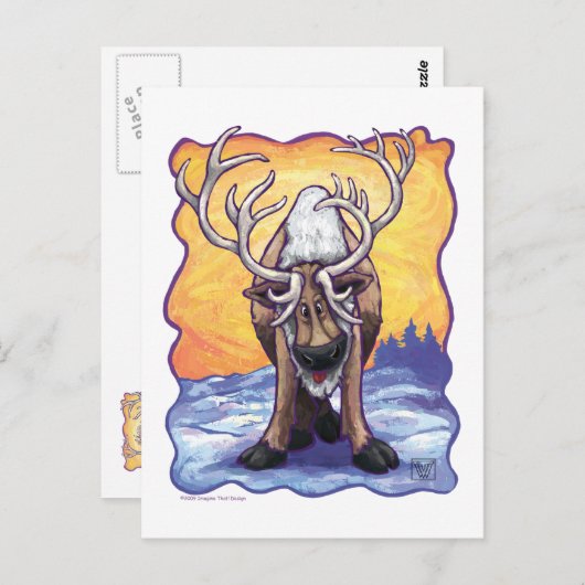 rendiercadeaus en -Accessoires Briefkaart (Voorkant / Achterkant)