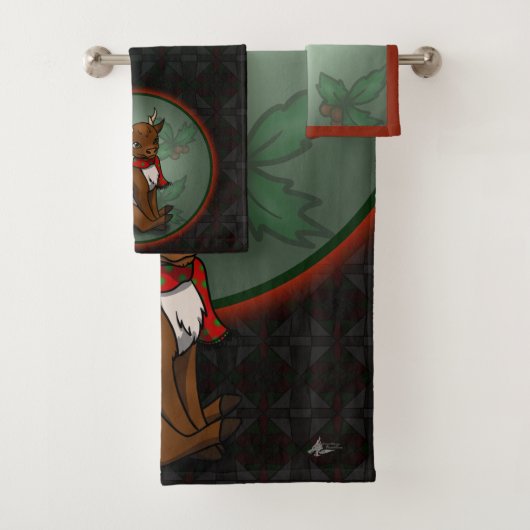 rendieren bad handdoek (Insitu)