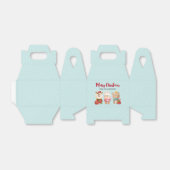 rendieren, Beer en konijnenkerstmis Bedankdoosjes (Uitgevouwen)