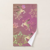 rendieren en neusvlokken bad handdoek (Handdoek)