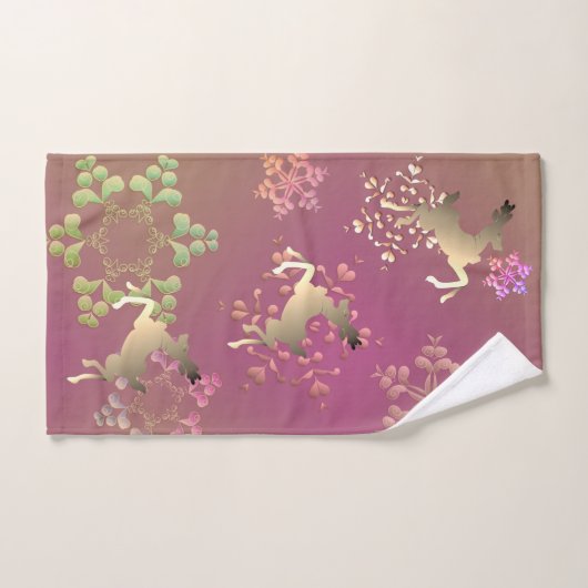 rendieren en neusvlokken bad handdoek (Handdoek)