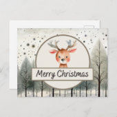 rendieren feestdagenkaart (Voorkant / Achterkant)