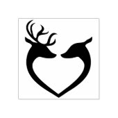 rendieren houden van kunststempel 	rubberstempel (Afrduk)