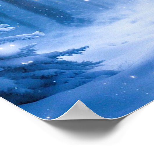 Rendieren in het Magical Forest Poster (Hoek)