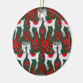 rendieren keramisch ornament (Links)