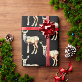 Rendieren - Kerst Schattige Cadeaupapier
