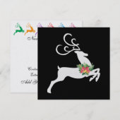 Rendieren Kerst / Vakantie Kaart - SRF (Voorkant / Achterkant)