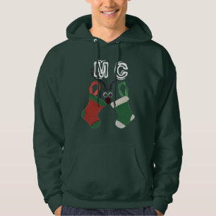 Rendieren & Kousen Kerst Monogram Hoodie