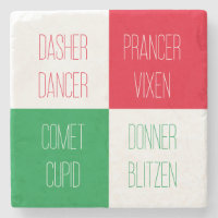 RENDIEREN NAMEN Marble Stone Onderzetter