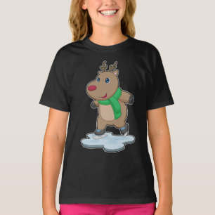 Rendieren Schaatsen Ice schaatsen T-shirt