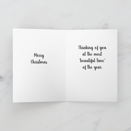 **RENDIEREN ZEGGEN VROLIJK KERSTFEEST** KAART (Binnen)