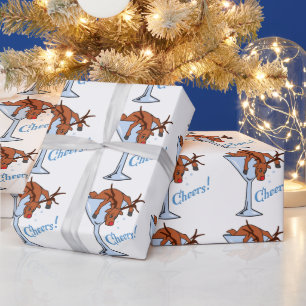 rendierenkaas cadeaupapier