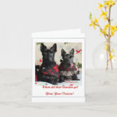 Rendierenspellen Kaart (Gele Bloem)