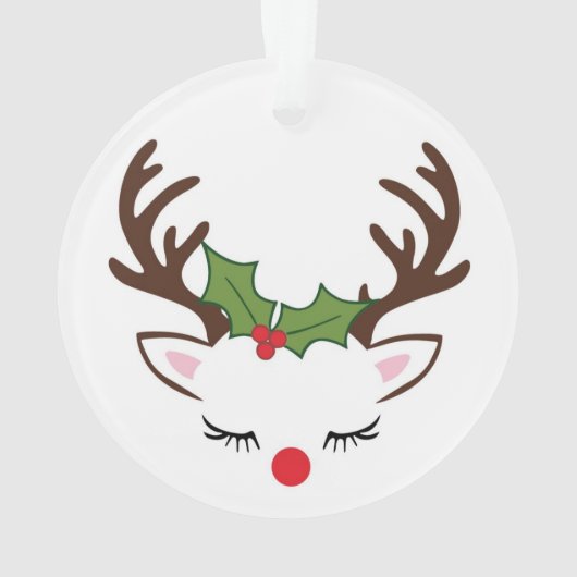 rendiergezicht ornament (achterkant)