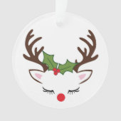 rendiergezicht ornament (voorkant)