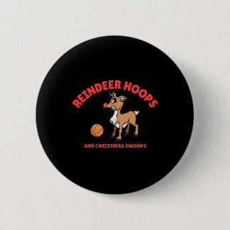 Rendierhoepels en kerstzeugen Basketbal Chr Ronde Button 5,7 Cm