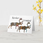 rendierkaart kaart (Gele Bloem)