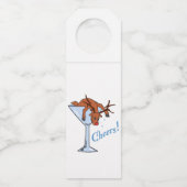 rendierkaas flessenhanger (Voorkant)