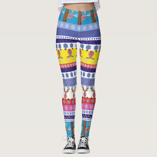 rendierkerst leggings (Voorkant)