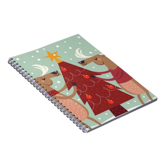 rendierkerst notitieboek (Rechterzijde)