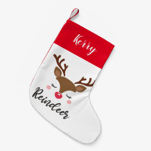 Rendierkerststaart Kleine Kerstsok