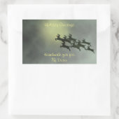 rendierlabels rechthoekige sticker (Tas)