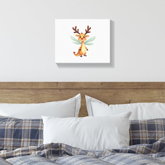 rendierlibel canvas afdruk (Insitu (Slaapkamer))