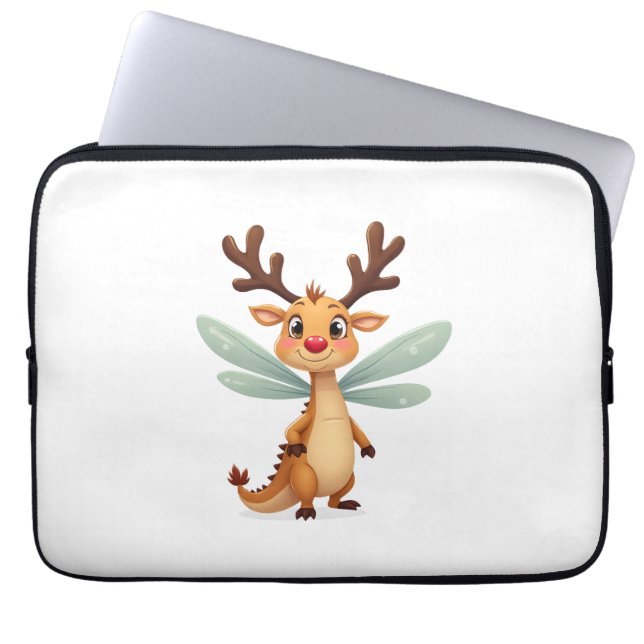 rendierlibel laptop sleeve (Voorkant)