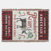 Rendierlijk Boerderij Rustic  Farmhouse Deken (Voorkant)