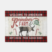 Rendierlijk Boerderij Rustic Farmhouse Deurmat (Voorkant)