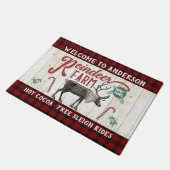 Rendierlijk Boerderij Rustic Farmhouse Deurmat (Schuin)