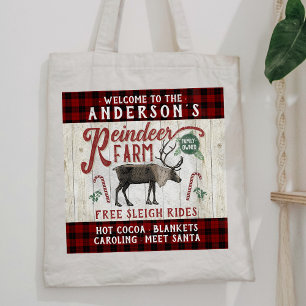 Rendierlijk Boerderij Rustic Farmhouse Tote Bag