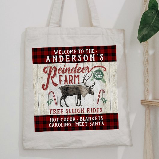 Rendierlijk Boerderij Rustic Farmhouse Tote Bag