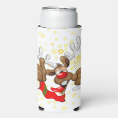 rendierlijk Drink grappig kerstteken (Seltzer Voorkant)