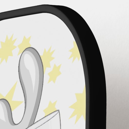 rendierlijk Drink grappig kerstteken Pickleball Paddle (Links Detail)