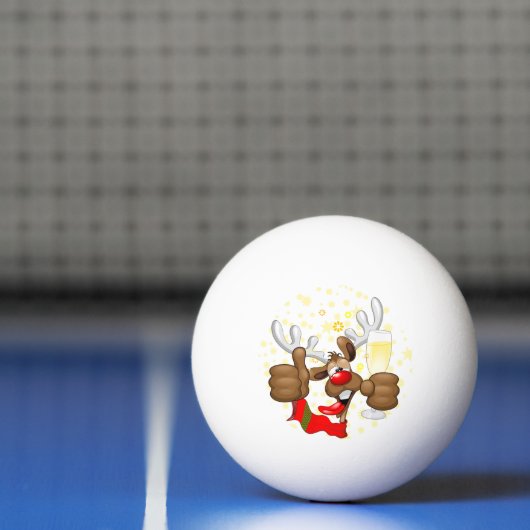 rendierlijk Drink grappig kerstteken Pingpongballen (Net)